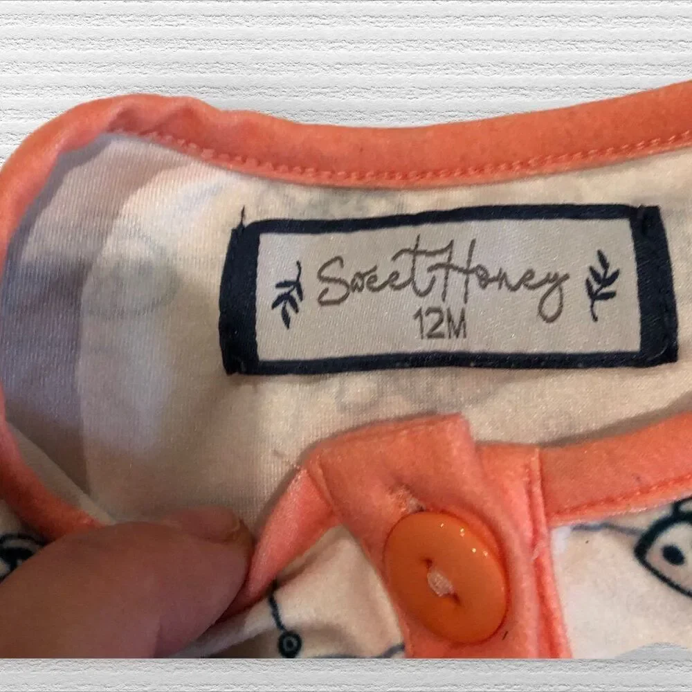 SweetHoney 12M Fish Dreamer Short Sleeve Shorts Pajama Set *Play
